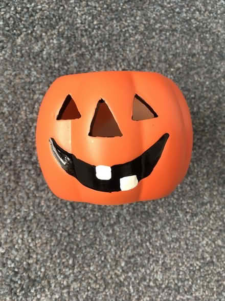 Photo of free Pumpkin candle (Stotfold) #1