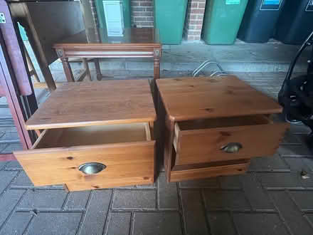 Photo of free Two wooden bedside cabinets (St Albans AL1) #2