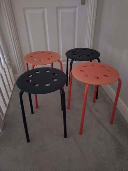 Photo of free 4 stacking stools (Great Leighs CM3) #1