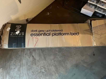 Photo of free Queen platform bed frame (Lombard) #1