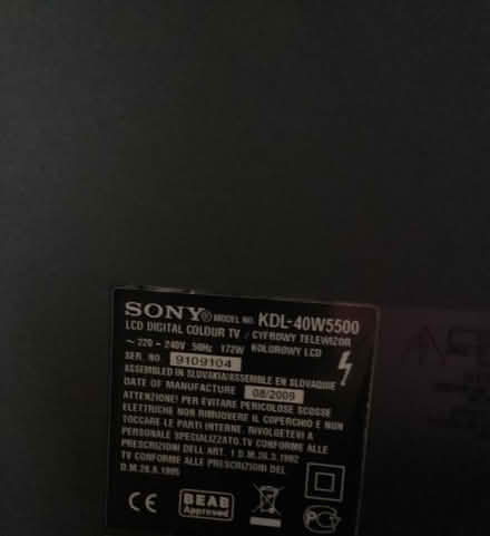 Photo of free TV (Lower Green TN2) #3