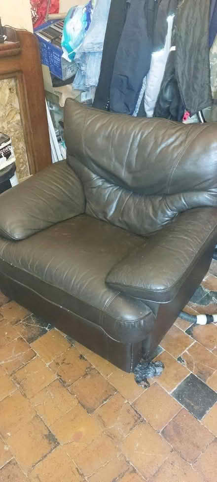 Photo of free Leather chair (Audley) #1