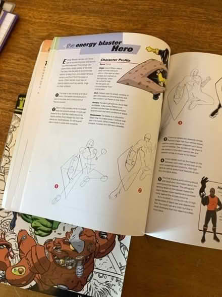 Photo of free Two books on how to draw comics (Berkhamsted HP4) #2
