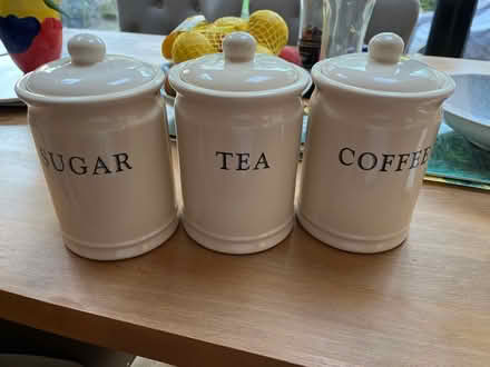 Photo of free Tea, coffee and sugar containers (Hampton) #1