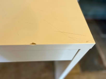 Photo of free White desk (damaged) (Middle Barton OX7) #4