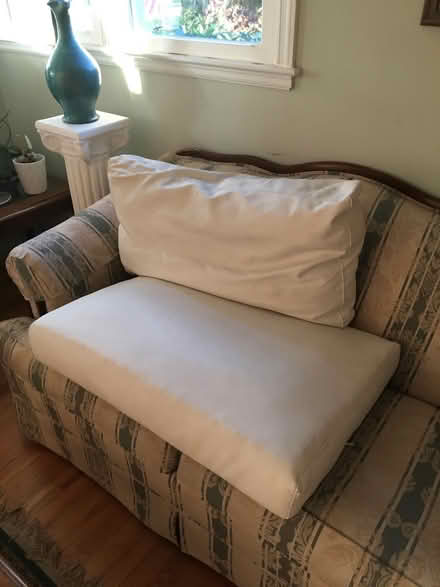 Photo of free Vinyl chair cushions (Catonsville) #2