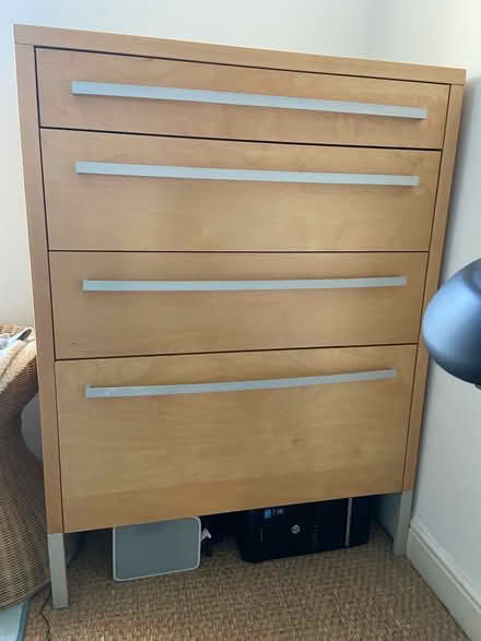 Photo of free Tall chest of drawers (Prestwich M25) #1