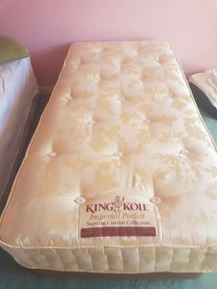 Photo of free 2 Single (3') KingKoil Beds (Foxrock) #1