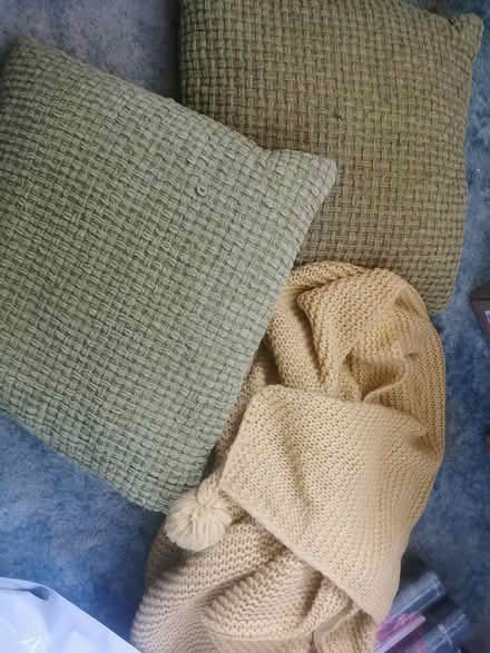 Photo of free Cushions and throw (DA7) #1