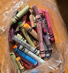 Photo of free Handful of crayon pieces (Bells Corners) #1