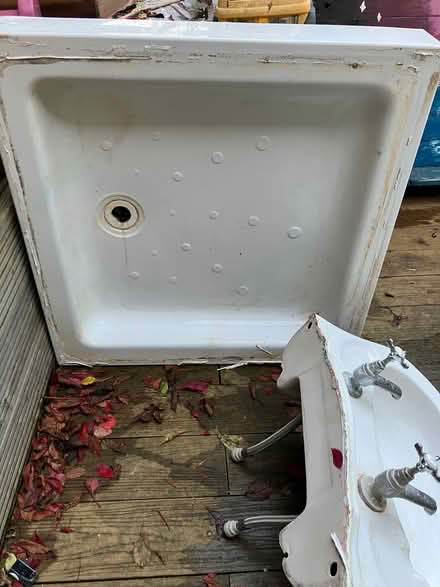 Photo of free traditional deep shower tray 800 x800 mm - (Kennington OX1) #2