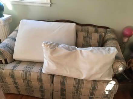 Photo of free Vinyl chair cushions (Catonsville) #1