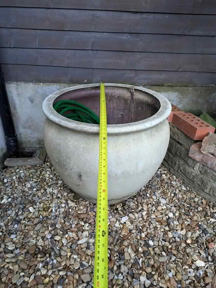 Photo of free TWO large plant pots (Wood Green N22) #1