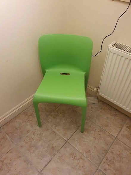Photo of free Very green plastic chairs (Portway, Frome, BA11) #1