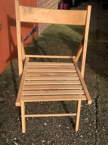 Photo of free Folding wooden chair (RG14) #1