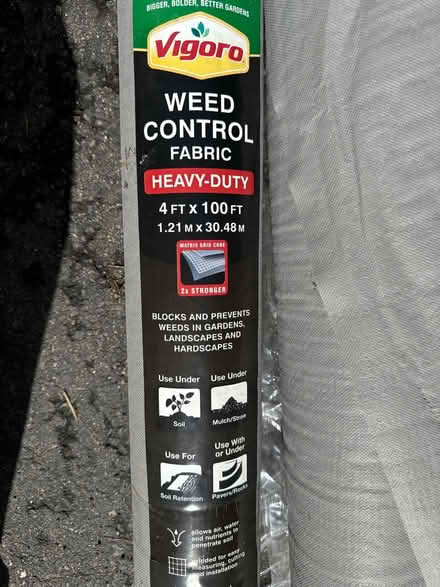 Photo of free Weed control fabric (Fairfax Station) #1