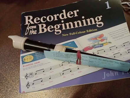 Photo of free Recorder and music book - used (Loughton IG10) #1