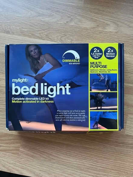 Photo of free Wooden bed frame with motion sensitive under bed LED lights (Holbrooks CV6) #4