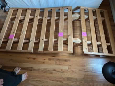 Photo of free Twin XL futon frame (Cobbs Hill) #1