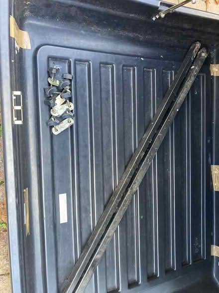 Photo of free Halfords car roof rack and box (L18) #1