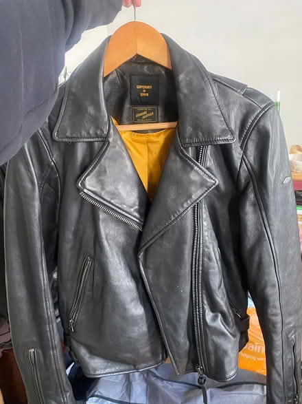 Photo of free Superdry Leather Jacket (Near Victoria Park, E9) #1