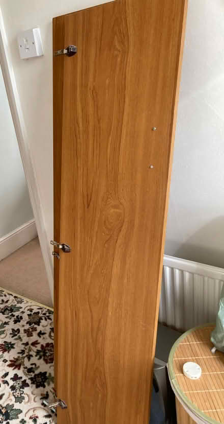 Photo of free MDF veneer Wardrobe doors . Useful for shelving. (Preston TQ3) #1
