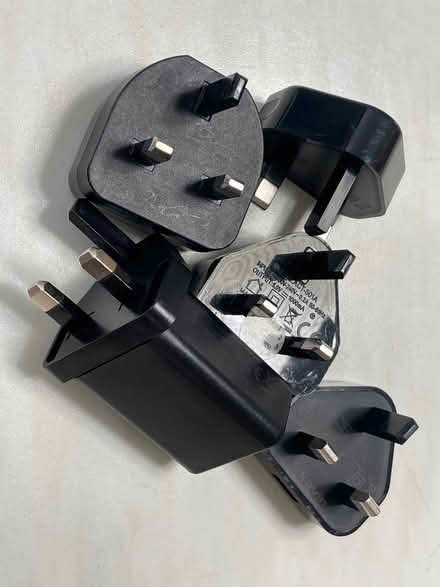 Photo of free 1Amp USB power supplies X5 (London Rd, HW HP11) #1