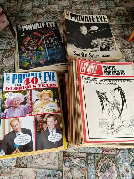 Photo of free Abt 315 copies of old Private Eyes (Monkseaton NE25) #1