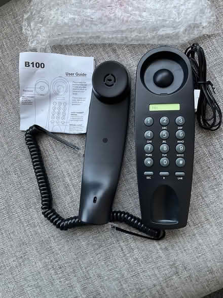 Photo of free Argos. Chorded black phone (Crag Bank Carnforth) #2