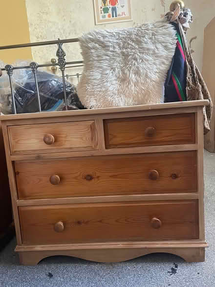 Photo of free Pine chest of drawers (Bishops Castle) #1