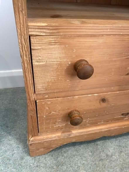 Photo of free Solid pine Bedside table/cabinet/chest of drawers (Over Norton OX7) #3