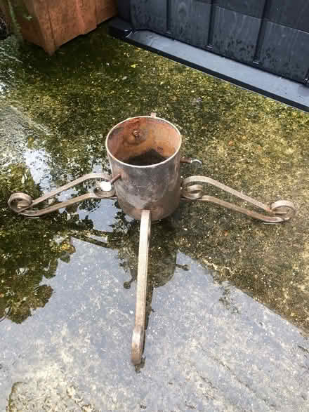 Photo of free Metal Christmas Tree Stand (Hartnup St & Tonbridge Rd) #1