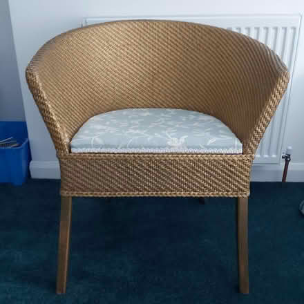 Photo of free Gold whicker chair (NE39 Victoria Garesfield) #1