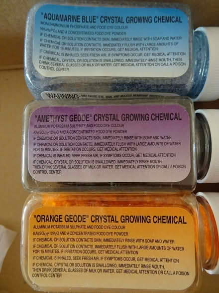 Photo of free Crystal Growing Chemistry Set - Set of 12 Spare Chemicals (Bradville MK13) #2