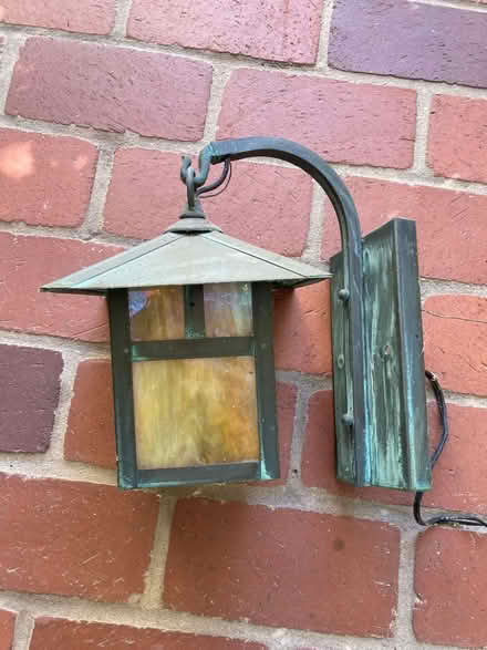 Photo of free Copper light fixture (Old Mountain View) #1
