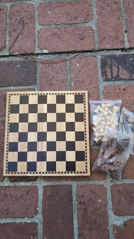 Photo of free Wooden chess/checkers set (Terra Linda) #1
