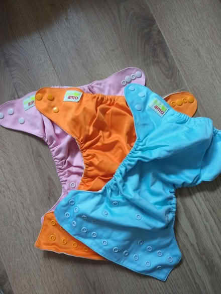 Photo of free 3 Eco Amo cloth nappies (SE2) #1