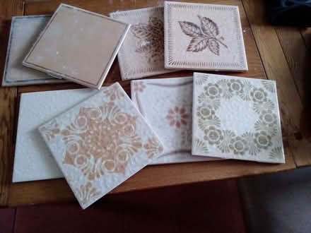 Photo of free 8 ceramic tiles (Carmel LL54) #1