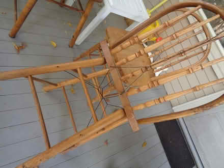 Photo of free Three old wooden chairs (Somerville, near Tufts/Medford) #2