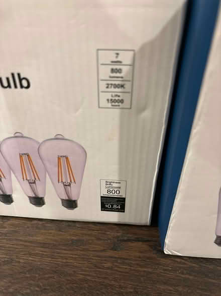 Photo of free 2 boxes LED filament bulbs (Mclean, VA) #2