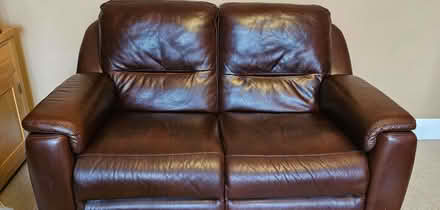 Photo of free 2 Leather Sofas (Barrow-in-Furness LA14) #3