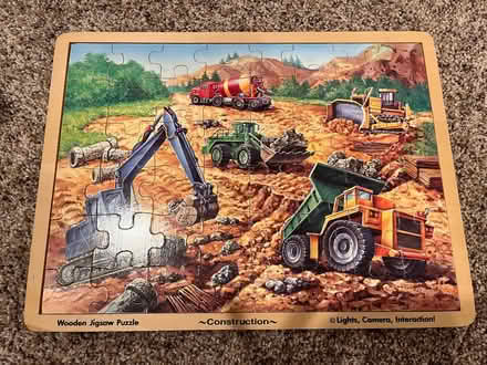Photo of free 48 piece wood puzzle (Haggerty and 7 mile) #1