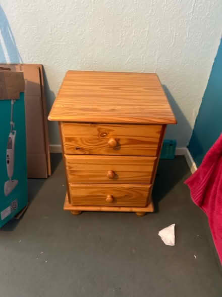 Photo of free Pine bedside drawers (Armley, LS12) #2