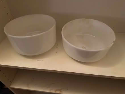 Photo of free White translucent light covers (near Cabin John Village) #1