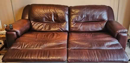 Photo of free 2 Leather Sofas (Barrow-in-Furness LA14) #2