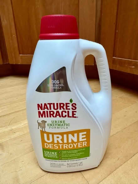 Photo of free Nature’s Miracle Dog Urine Cleaner (Gilmore St & Mountain View Ave) #1