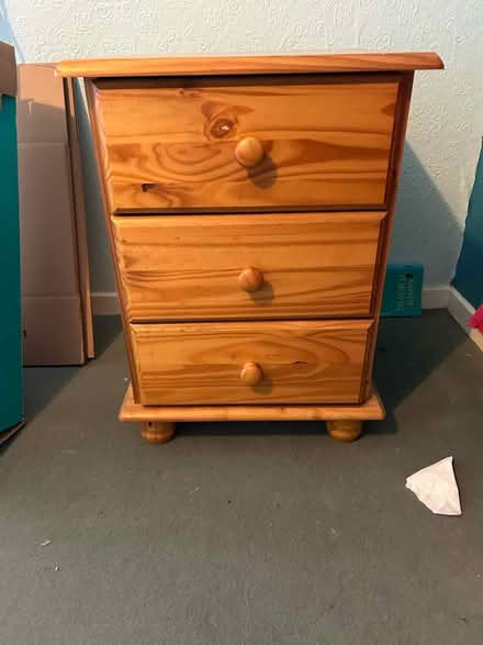 Photo of free Pine bedside drawers (Armley, LS12) #1