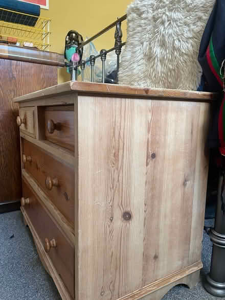 Photo of free Pine chest of drawers (Bishops Castle) #2