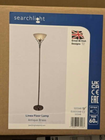 Photo of free Floor lamp (Harringay Ladder N8) #3