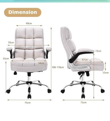 Photo of free Comfy office chair (Beckton E6) #2